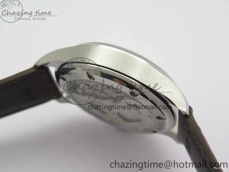MIROTIME 0413 Original Portuguese IW358304 ZF 1:1 Best Edition SS White Dial RG Markers on Leather Strap A 7077